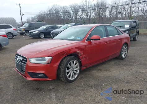 2013 Audi A4 2.0T Premium from USA, damaged, VIN WAUFFAFL7DN024205